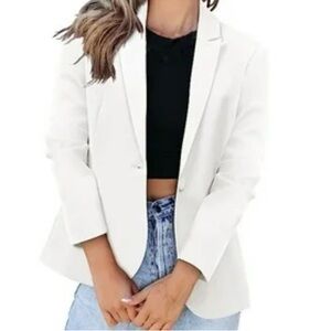 Spring Street Vintage White Blazer